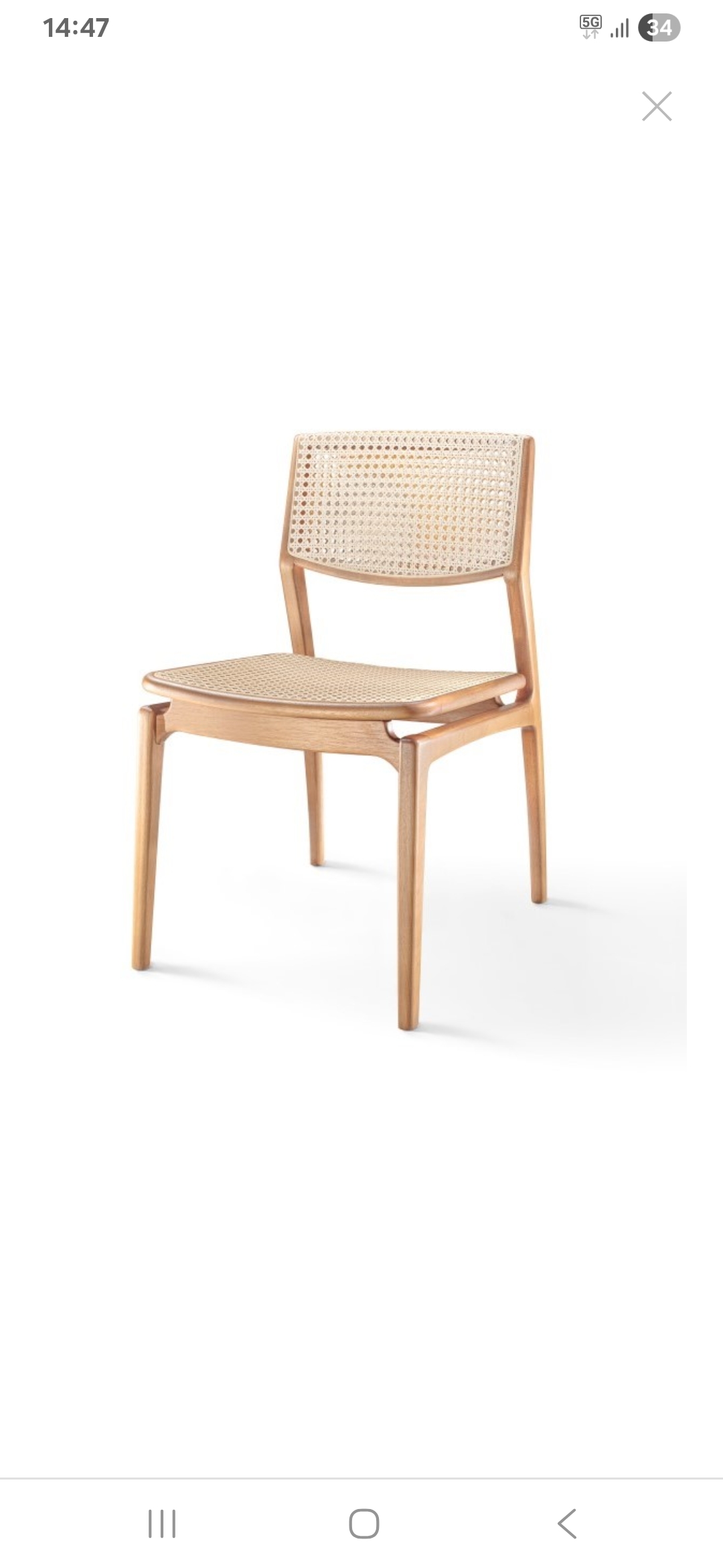 Cadeira de design para sala de jantar